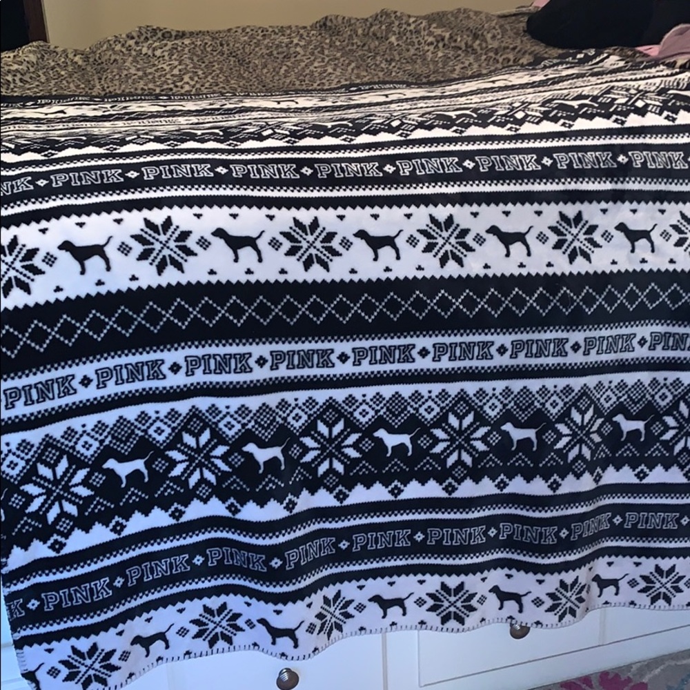 Pink Sherpa blanket